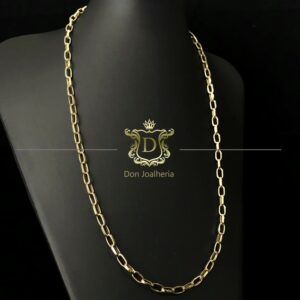 Conjunto Corrente 15g + Pingente Crucifixo 10g em Ouro 18k 750 - Imagem 5