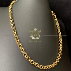 Corrente Elo Português 25 Gramas em Ouro 18k 750 - Imagem 2