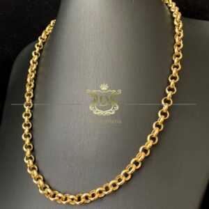 Corrente Elo Português 25 Gramas em Ouro 18k 750 - Imagem 1
