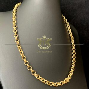 Corrente Elo Português 25 Gramas em Ouro 18k 750 - Imagem 3