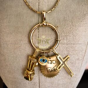 Pingente Boia (Porta Pingentes) 5 gramas em Ouro 18k 750 - Imagem 1