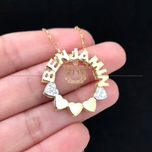 Pingente Mandala Personalizada 5 gramas e 6 Diamantes Ouro 18k 750 - Imagem 4