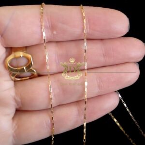 Corrente Tijolinho 3 gramas em Ouro 18k 750 - Imagem 1