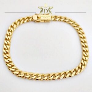 Pulseira Grumet Maciça 25 Gramas em Ouro 18k 750 - Imagem 1