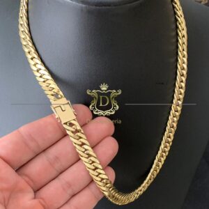 Corrente Grumet Duplo 50 Gramas em Ouro 18k 750 - Imagem 4
