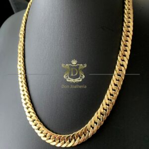 Corrente Grumet Duplo 50 Gramas em Ouro 18k 750