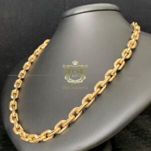 Corrente Cadeado 200 Gramas Maciça Ouro 18k 750 - Imagem 6