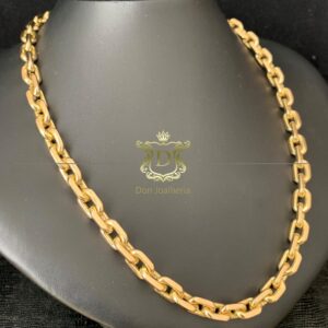 Corrente Cadeado 200 Gramas Maciça Ouro 18k 750 - Imagem 5