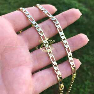 Corrente Grumet 3x1 40 Gramas Maciça em Ouro 18k 750 - Imagem 1