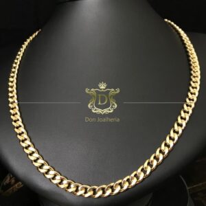 Corrente Grumet 100 Gramas Maciça em Ouro 18k 750 - Imagem 1