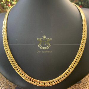 Corrente Grumet Duplo 30 Gramas Oca em Ouro 18k 750 - Imagem 5
