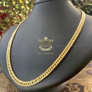 Corrente Grumet Duplo 30 Gramas Oca em Ouro 18k 750 - Imagem 8