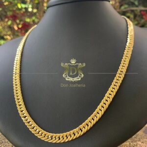 Corrente Grumet Duplo 30 Gramas Oca em Ouro 18k 750 - Imagem 9