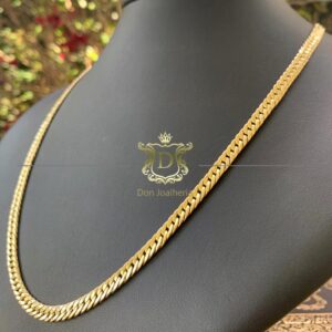 Corrente Grumet Duplo 25 Gramas + Pingente Estrela de Davi 10g em Ouro 18k 750