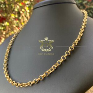 Corrente Elo Português 15 Gramas em Ouro 18k 750 - Imagem 11