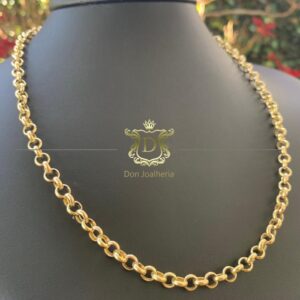 Corrente Elo Português 15 Gramas em Ouro 18k 750 - Imagem 1
