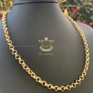 Corrente Elo Português 15 Gramas em Ouro 18k 750 - Imagem 8