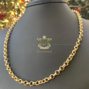 Corrente Elo Português 15 Gramas em Ouro 18k 750 - Imagem 9