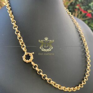 Corrente Elo Português 15 Gramas em Ouro 18k 750 - Imagem 5