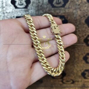Pulseira Grumet Duplo 40 gramas Maciça em Ouro 18k 750 - Imagem 10