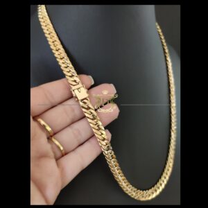 Corrente Grumet Duplo 45 Gramas em Ouro 18k 750 - Imagem 5