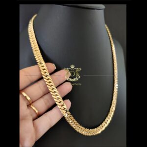 Corrente Grumet Duplo 45 Gramas em Ouro 18k 750