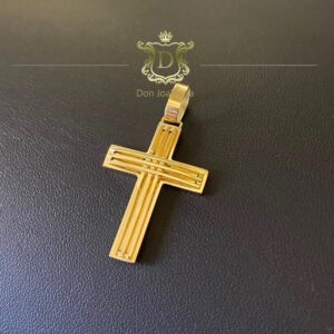 Pingente Crucifixo 4 Gramas em Ouro 18k 750 - Imagem 1