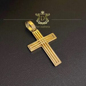 Pingente Crucifixo 4 Gramas em Ouro 18k 750 - Imagem 3
