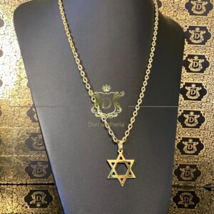Pingente Estrela de Davi 6 Gramas em Ouro 18k 750 - Imagem 5