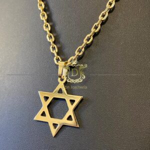 Pingente Estrela de Davi 6 Gramas em Ouro 18k 750 - Imagem 1