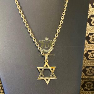 Pingente Estrela de Davi 6 Gramas em Ouro 18k 750 - Imagem 3