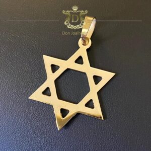 Pingente Estrela de Davi 6 Gramas em Ouro 18k 750 - Imagem 2