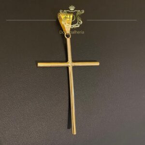 Pingente Crucifixo Palito 10 Gramas em Ouro 18k 750 - Imagem 1