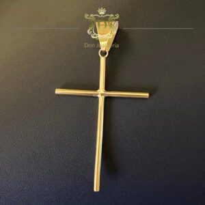 Pingente Crucifixo Palito 10 Gramas em Ouro 18k 750 - Imagem 4