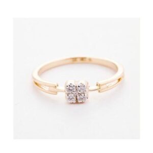 Anel Chuveiro Elegance Ouro 18k 750 - Imagem 1