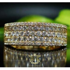 Anel Pavê 1,4 ct de Diamantes - Imagem 1