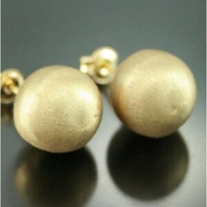 Brinco Bola Em Ouro 18k 750