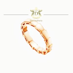 Par de Alianças Bvlgari Serpenti em Ouro 18k 750 - Imagem 2