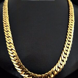 Corrente Grumet Duplo Maciça 200 Gramas em Ouro 18k 750