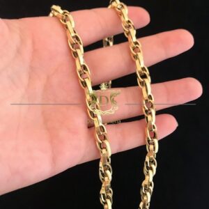 Corrente Elos Trançados 40 Gramas em Ouro 18k 750 - Imagem 4