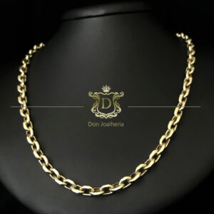 Corrente Cadeado 30 Gramas Ouro 18k 750 - Imagem 3