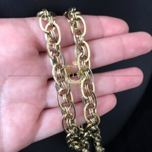 Corrente Imperador 30 Gramas em Ouro 18k 750 - Imagem 8