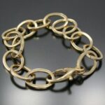 Pulseira de Elos Ovais 12 Gramas em Ouro 18k 750