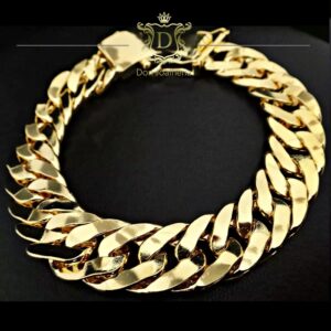 Pulseira Grumet Duplo 150 gramas em Ouro 18k 750