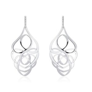 Par de Brincos Modelo Amor Maior em Ouro 18k 750 - Imagem 1