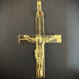 Pingente Crucifixo Ouro 18k 4,2 gramas - Imagem 1