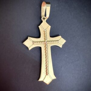 Pingente Crucifixo Ouro 18k 14 gramas - Imagem 1