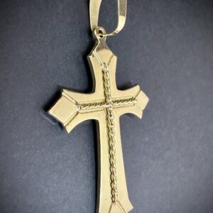 Pingente Crucifixo Ouro 18k 14 gramas - Imagem 3