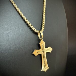 Pingente Crucifixo Ouro 18k 14 gramas - Imagem 5