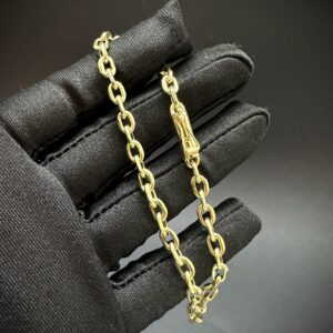 Pulseira Cadeado 6 gramas Ouro 18k 750 - Imagem 5